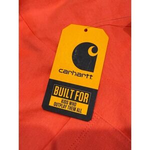 Carhartt Kids Built For Kids Who Outplay Them All Orange T Shirt Size M 10 12